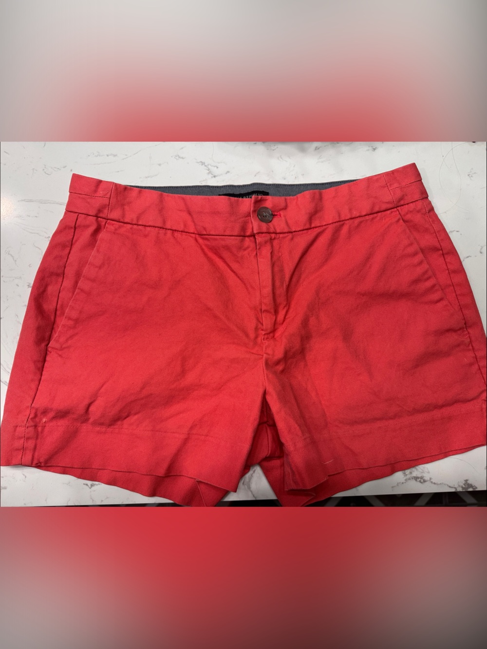 Banana Republic Salmon color Women's Cotton-Blend Shorts